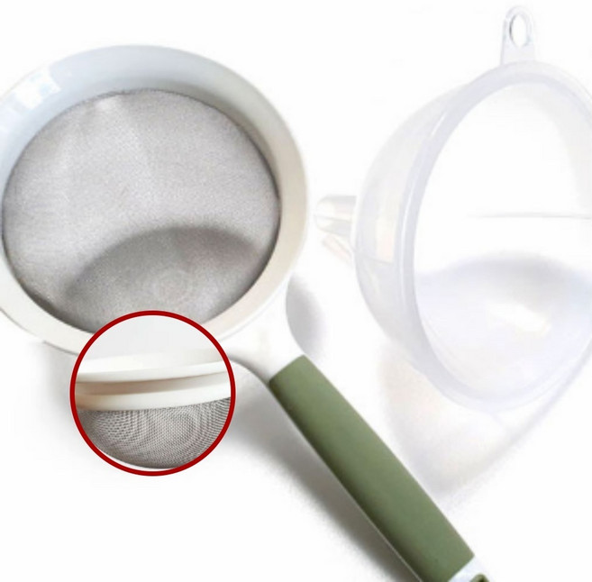 국산 스텐 주방 깔대기 거름망 효소 들기름 여과 채반, 국산 깔대여과기(대), 1개