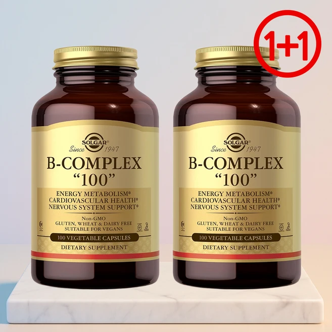 솔가 B 컴플렉스 100 비타민 B군 복합체 100캡슐 2개, 100정 - 쿠팡
