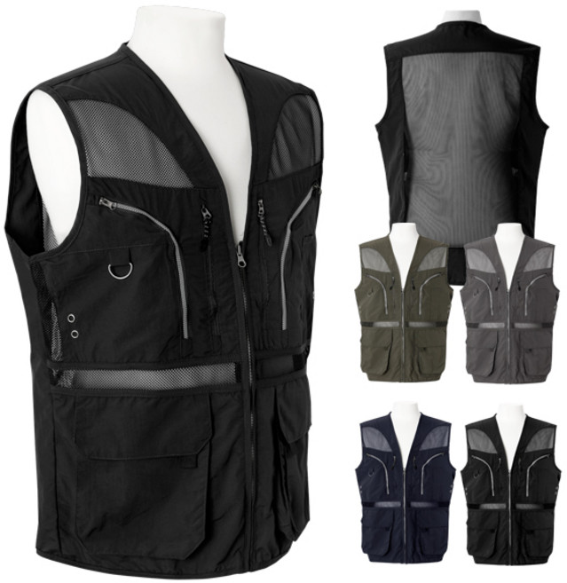 넘버 망사 작업조끼 (MDJK168PP)