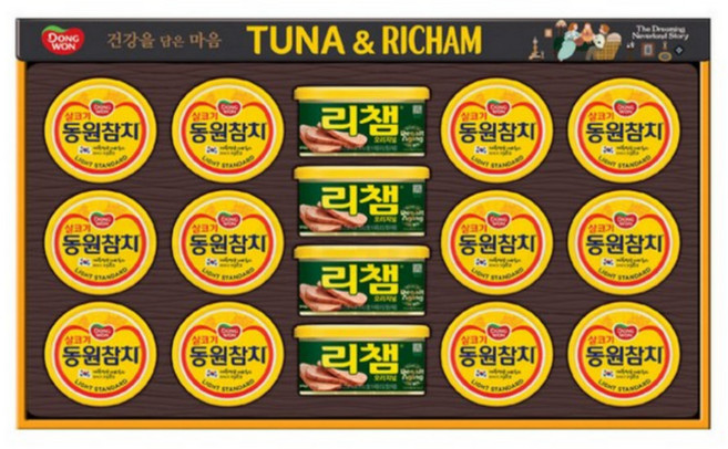 동원 튜나리챔 100호 참치 햄 선물세트 명절 추석, 1개