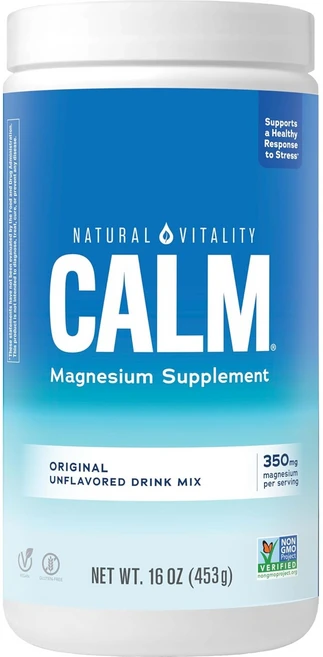 내츄럴바이탈리티 캄 드링크 언플레이버드, 453g, 1개 - 쿠팡