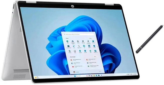HP 옴니북 5 플립 2-in-1 14인치 풀 HD+ 터치스크린 노트북 | 인텔 코어 5 120U | 인텔 그래픽 | 코파일럿 | 웹캠 | 실버 | 8GB RAM DDR5 | 51