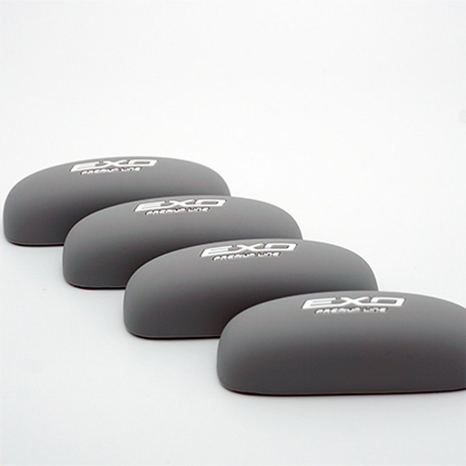 오토컴 EXO 퍼펙트 도어가드 4개입 몰딩 문콕 흠집 방지 가드 차량용 자동차용품, 그레이