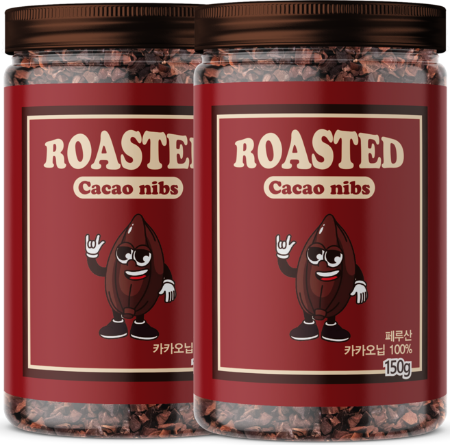 썸넛 페루 로스티드 카카오닙스, 2개, 150g