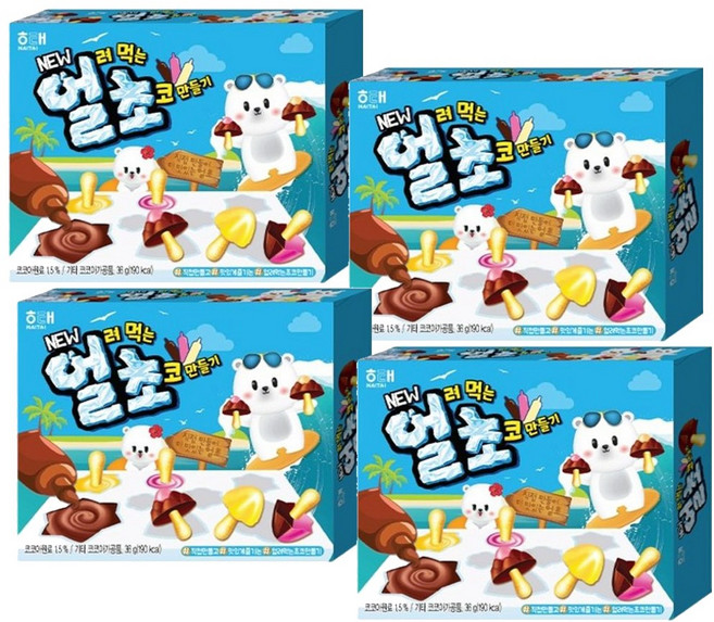 얼초 얼려먹는 초코만들기 36g X 4, 4개