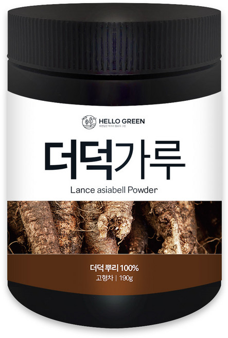 헬로우그린 국내산 더덕 가루 190g(통), 190g, 1개