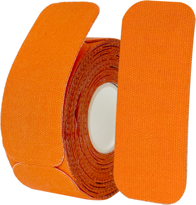 [파라오스포츠] 땀에 강한 강력 엄지 테이프 접착 두꺼운 얇은 볼링 타이밍 롤 3x8, T3_오렌지 (보통), 1개