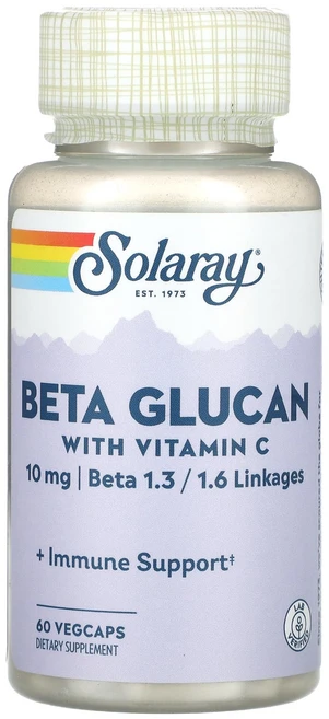 Solaray 베타글루칸 비타민C 함유 베지 캡슐 60정, Solaray베타글루칸비타민C함유베지캡슐60정, 1개 - 쿠팡