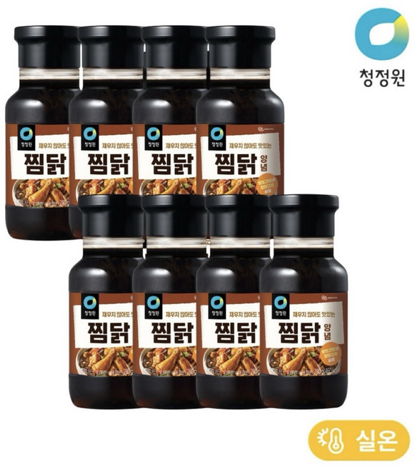 청정원 찜닭 양념 소스, 280g, 8개