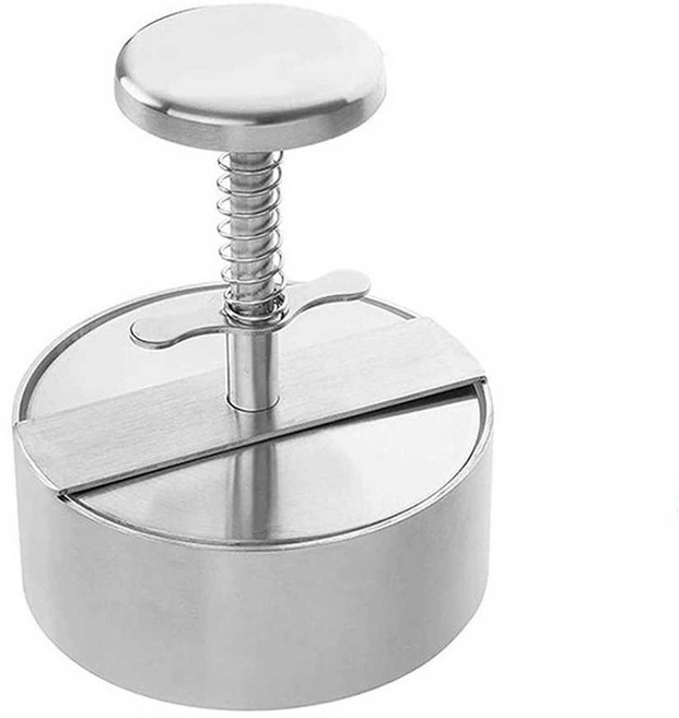 기계 떡갈비 성형기 프레스 스텐 틀 프레스 고기, 1개, 5. 슬라이딩소형+8.4cm오일페이퍼100장