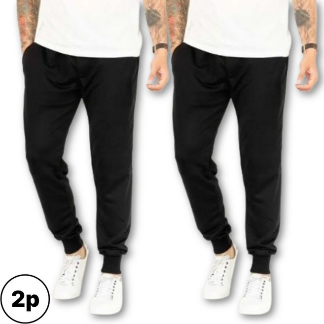 브라이프 강추위 거뜬한 겨울 트레이닝 기모 바지 2p