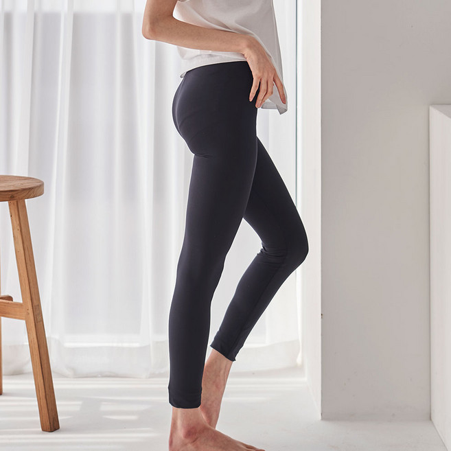 에이원 여성용 쿨론 스판 9부 민자 레깅스