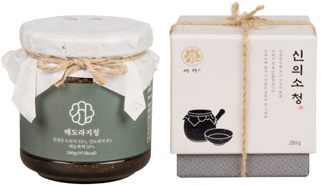 궁중비법 서가 국산 배도라지청 명절 부모님 선물 환절기 연말연시 답례품, 1개, 280g, 배도라지청 단품