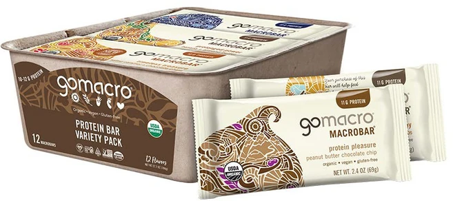 고마크로 매크로바 단백질 바 아침 식사 버라이어티 팩 12 카운트, Breakfast Variety Pack - 쿠팡