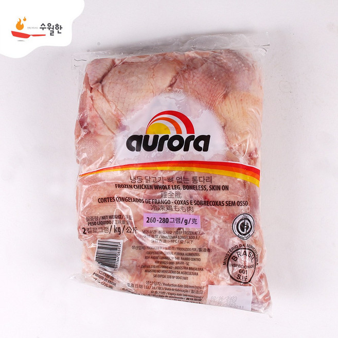 브라질 오로라(AURORA) 다리정육 260-280g, 6개, 2kg