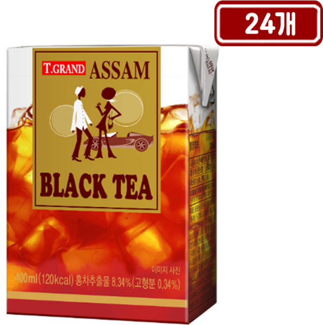 뉴초이스 아쌈 블랙티, 24개, 400ml