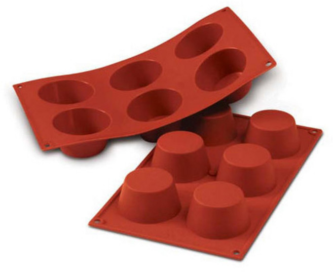 실리코마트 SF023 MEDIUM MUFFIN (실리콘 머핀틀 6구), 1개, 상세설명참조