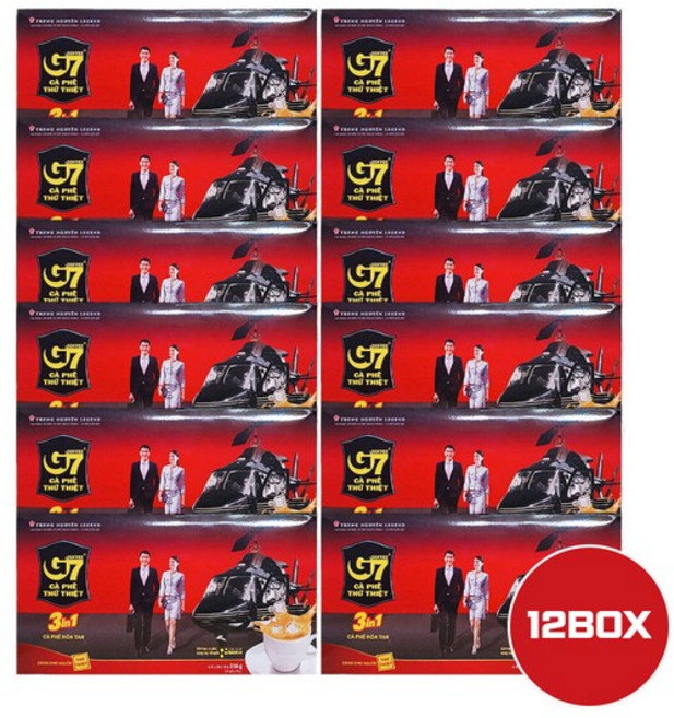 베트남 G7 3in1커피믹스, 16g, 21개입, 12박스