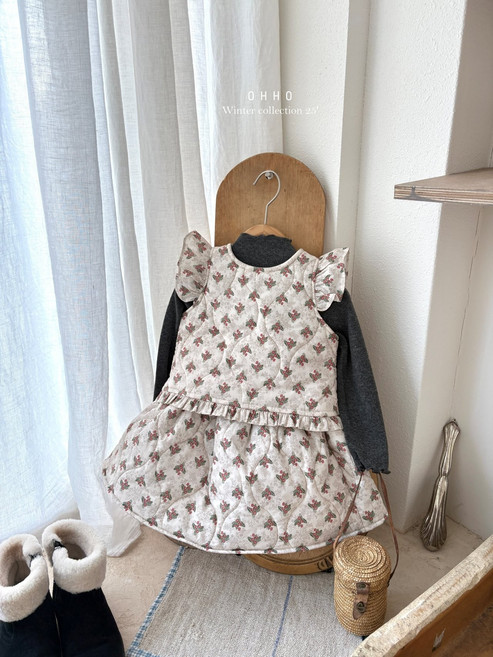 25겨울 오호 스노우베리퀼팅스커트-4온스