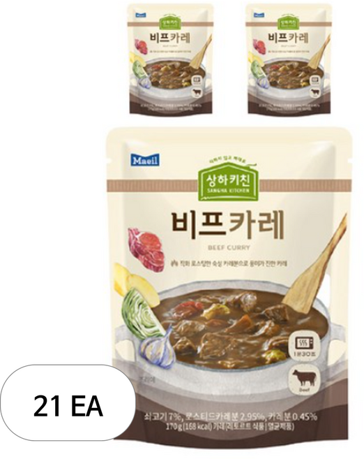상하키친 비프카레 170g, 21개