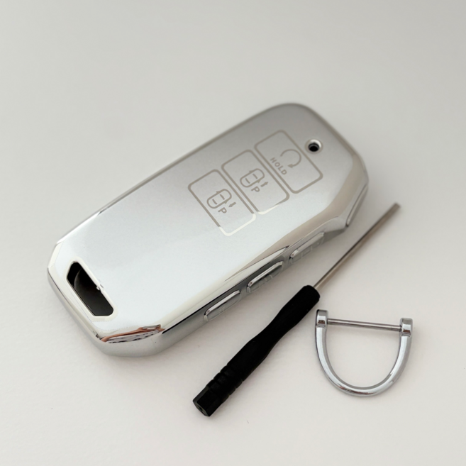 럽메이드 키케이스 키링 키홀더 키커버 호환 쏘렌토MQ4 카니발KA4 올뉴K3 스포티지NQ5 K5DL3 셀토스 K7프리미어 K8GL3 니로SG2 레이, 기아-03 7버튼