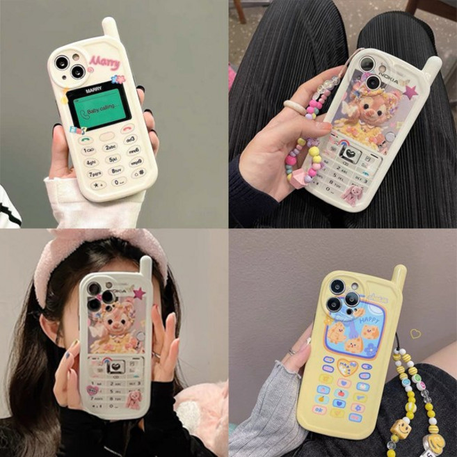 아이폰 풀커버젤리 복고폰케이스 레트로 전화기케이스 9종 5시전 당일발송