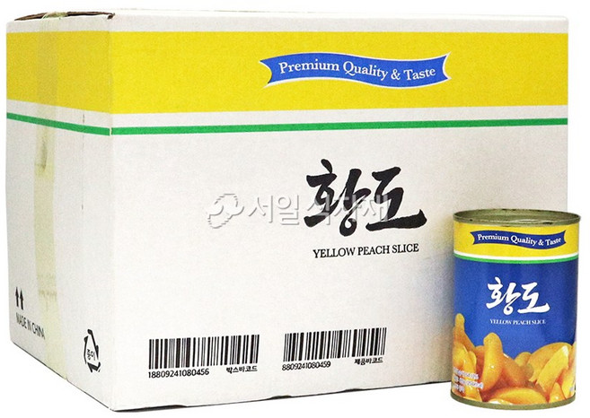 삼도 황도 슬라이스 (), 24개, 425g