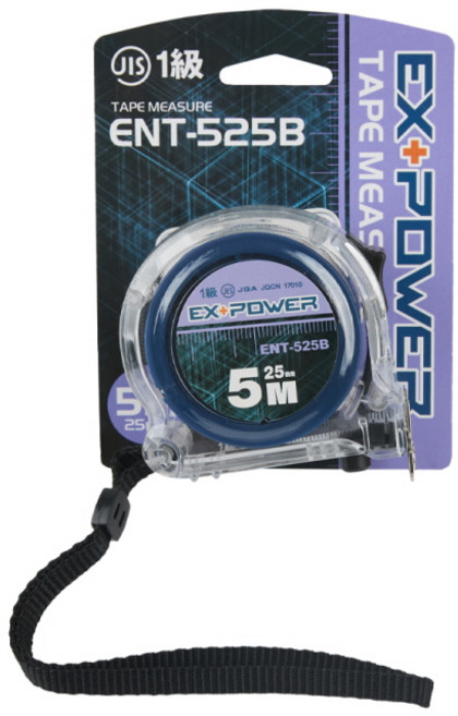 이엑스파워 컬러누드줄자 5mx25 ENT-525B, 단품