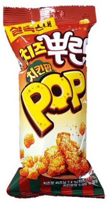 오리온 치즈뿌린 치킨팝, 81g, 4개