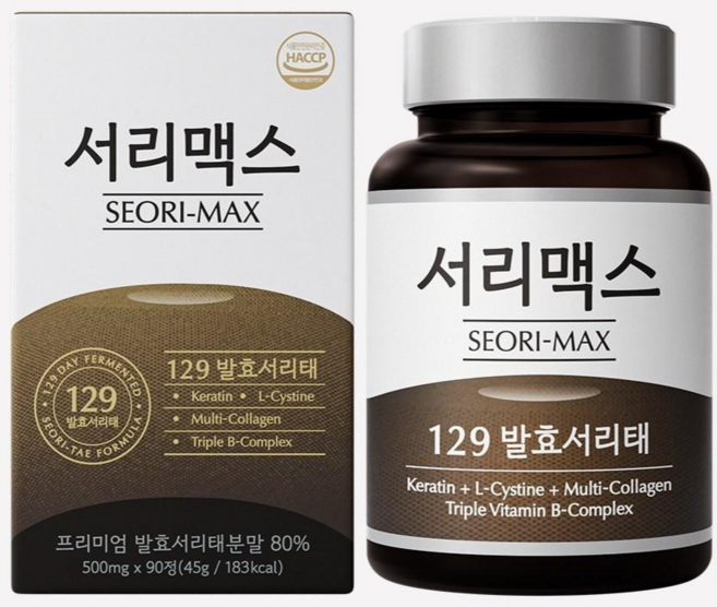 서리맥스 129발효서리태, 1개, 90정