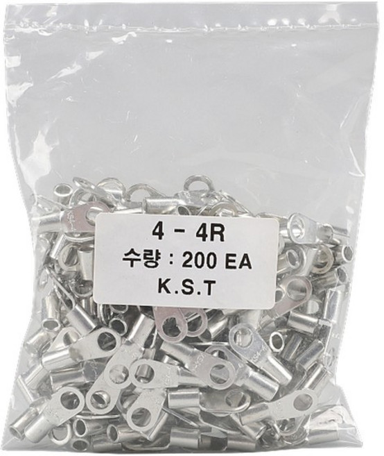 경성 압착터미널 소포장 4SQ x 4봉200EA, 1개