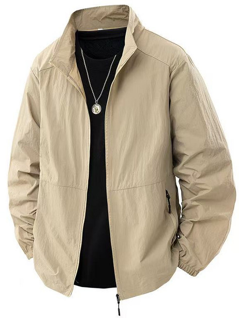 J nd O남성 여름 심플 자켓 점퍼 바람막이