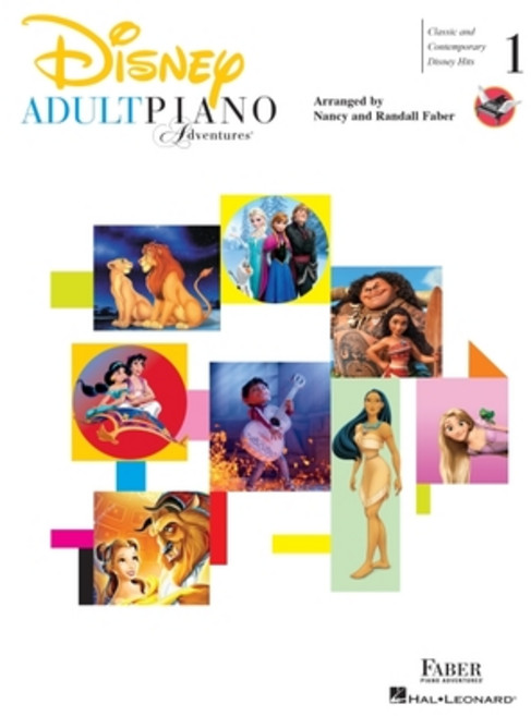 (영문도서) Adult Piano Adventures - Disney Book 1: Classic and Contemporary Disney Hits Paperback, Faber Piano Adventures, English, 9781616772383