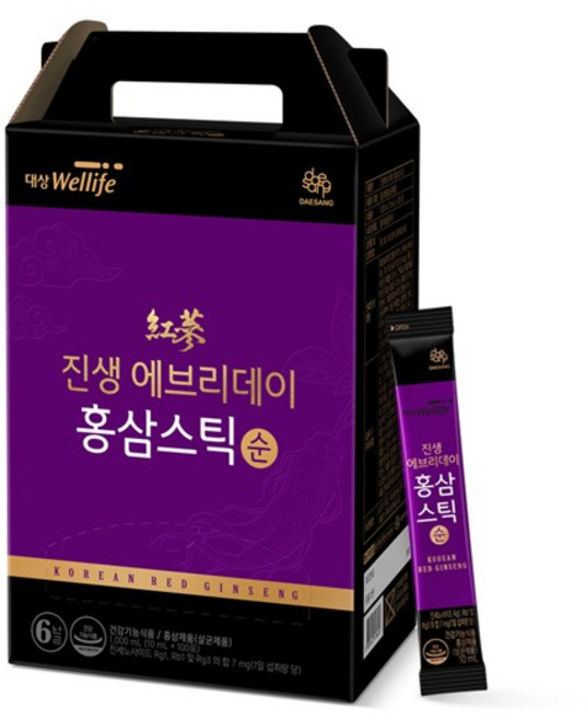 진생에브리데이 홍삼스틱 순 10mlx100포 1박스, 1L
