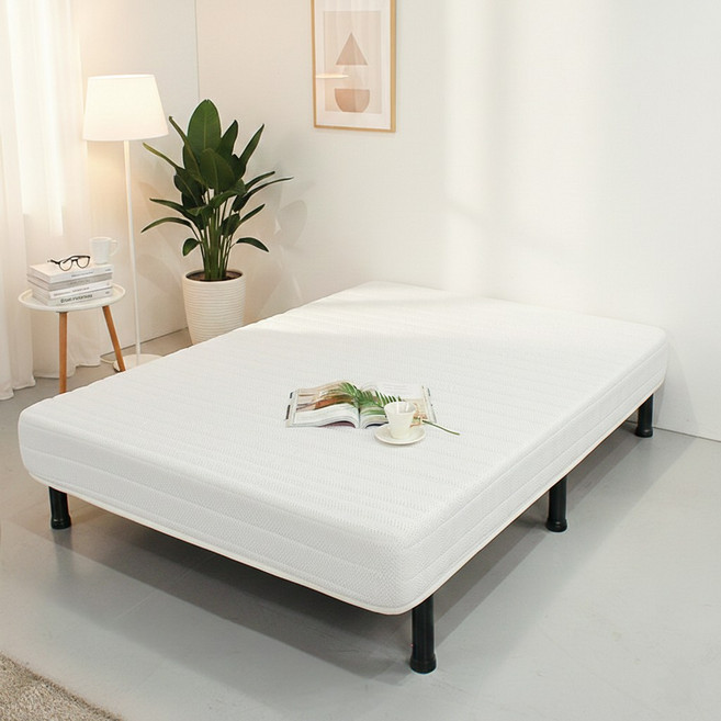 슬립앤홈 쟈가드 20cm 파워 본넬스프링 일체형 침대 단면 매트리스 S SS D Q