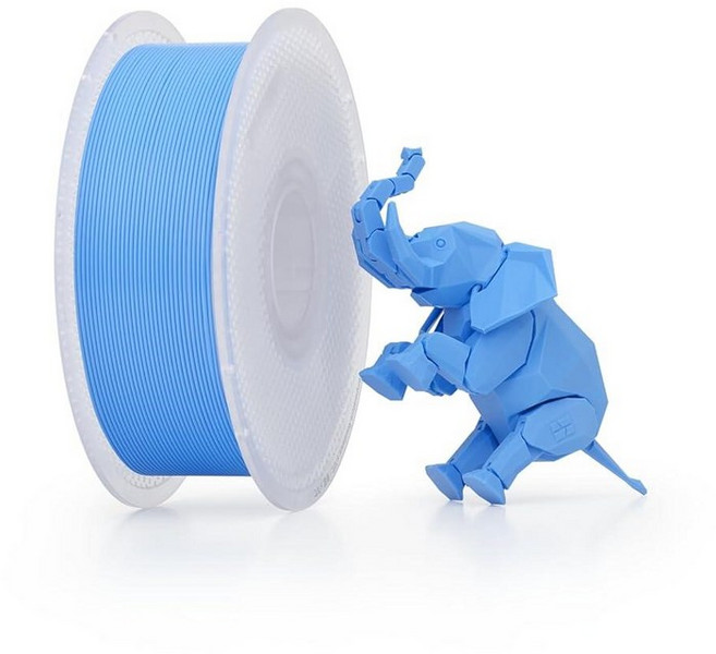 Bambu Lab PLA 기본 필라멘트 1.75mm 1kg 스풀 - PLA 3D 프린터 필라멘트 매끄러운 마감 낮은 뒤틀림 쉬운 인쇄 Bambu Lab 및 대부분의 FD, 시안 (10603)