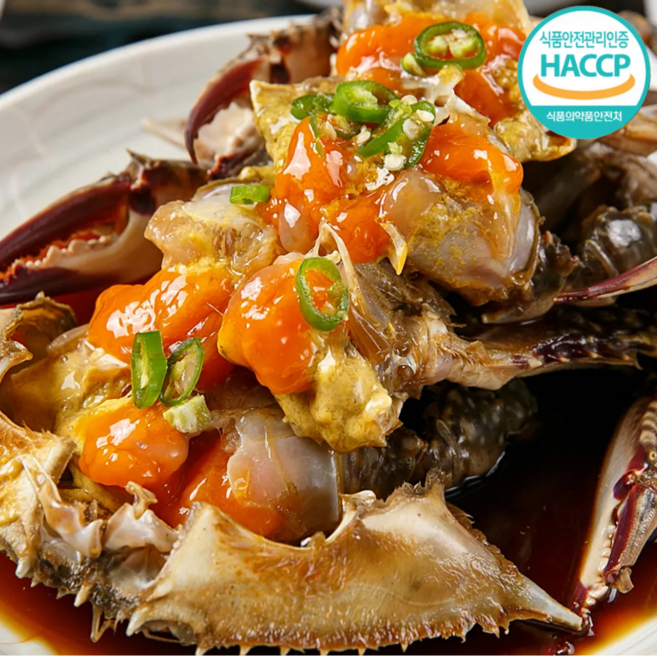 [만족도99%] 국내산연평도 암꽃게 알배기100% 간장게장, 1박스, 1kg