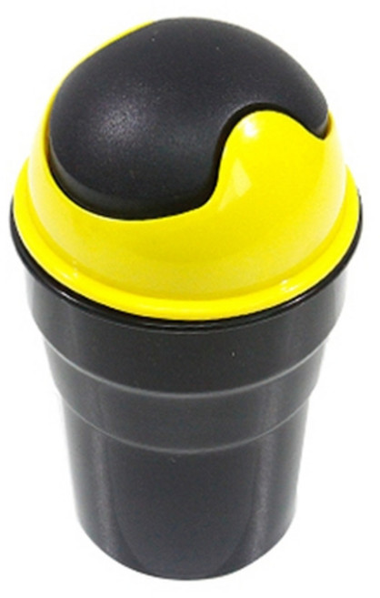 [주주파츠몰] 다용도 미니 휴지통 다용도함 쓰레기통 포켓 수납함 호환 용품, B TYPE 02. 미니휴지통 옐로우, B미니휴지통 옐로우, B TYPE 02. 미니휴지통 옐로우