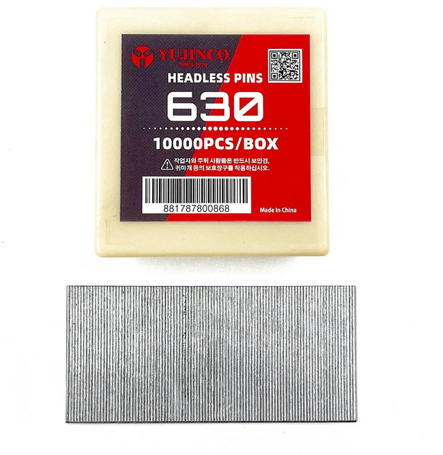 (유진코) 타카핀 630 실타카 에어 타카심 30mm 1갑 10000발, 1개