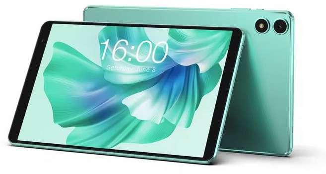태클라스트 P85T 태블릿 20.3cm 8인치 화면 안드로이드14 탑재, Wi-Fi, 64GB, 청록색