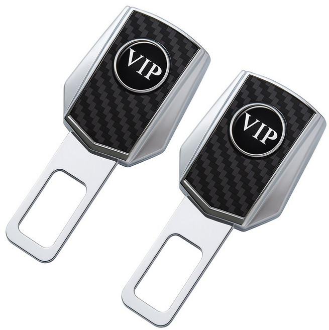 러너즈 안전벨트 클립 2개입 전차종 호환가능 연장클립 vip로고, 혼합색상, 1세트