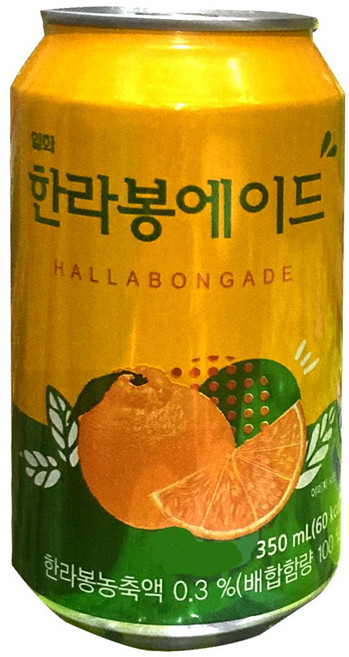 일화-한라봉에이드350ml(뚱24캔), 350ml, 24개