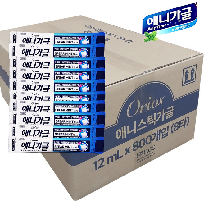 오릭스 애니가글 1회용 구강청결제, 12ml, 400개