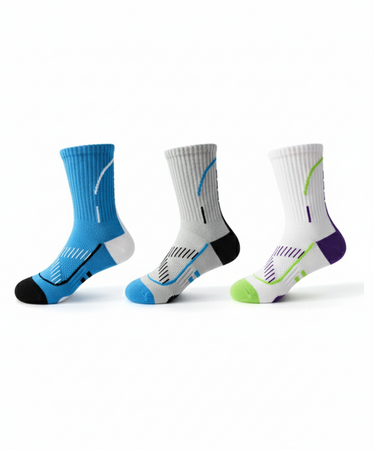 살랑소담점 주니어 스포츠 양말 3켤레 초등 중학생 운동 양말 여성 착용 가능