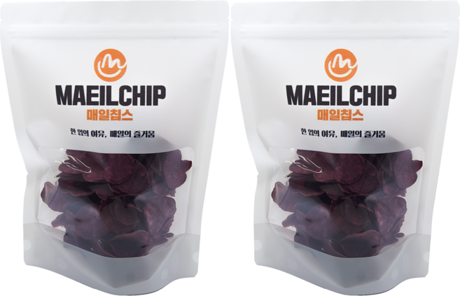 매일칩스 동결건조 자색고구마칩, 2개, 180g