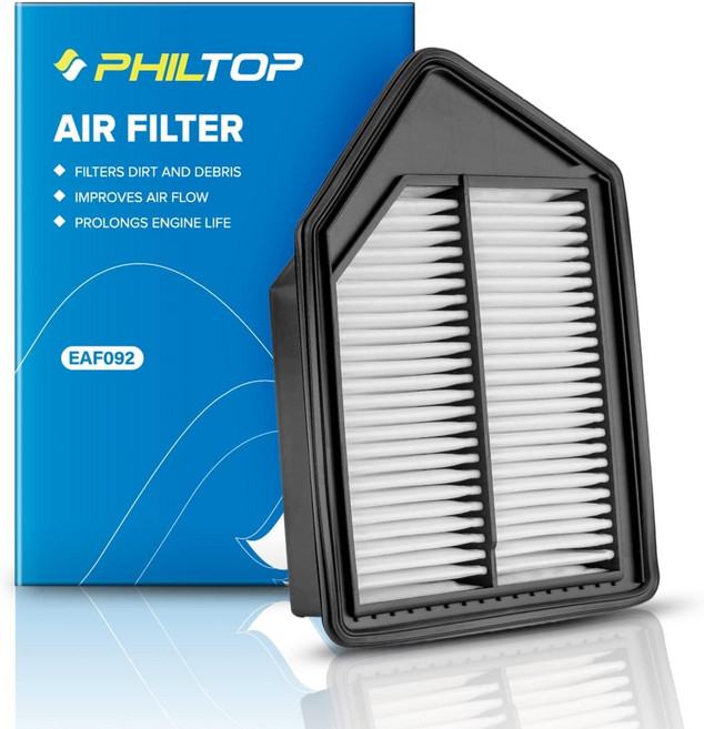 PHILTOP 엔진 에어 필터 CA12052 혼다 HR-V HRV 2016-2022와 호환 성능 향상 견고한 패널, CA10885