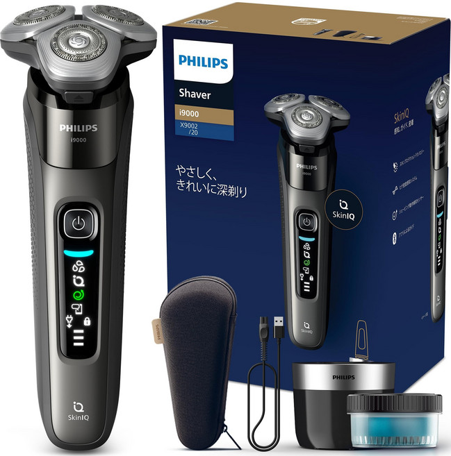 i9000 (72 & X9002 20 [2025 [Amazon.co.jp [피부에 친화적 인] 필립스 전동 면도기