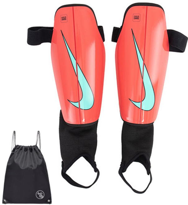 나이키 신가드 앵클가드 일체형 밴드형 (PGN짐쌕가방 지급), 1세트, 레드계열