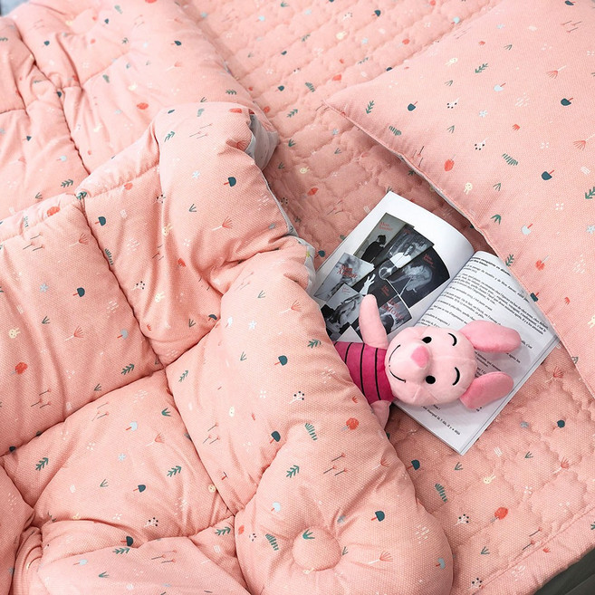 먼지없는 향균솜 로히 알러지케어 슈퍼싱글 캐릭터 차렵이불 사계절 침구세트