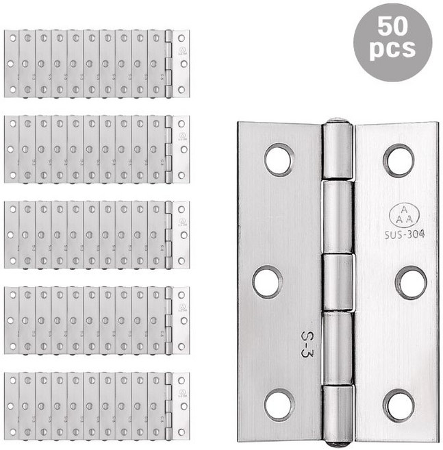 tinduo tinduo 304 스테인리스 경첩 가구경첩 50PCS, 1세트